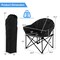 Folding Moon Camping Chair with Padded Seat, Cup Holder and Carrying Bag